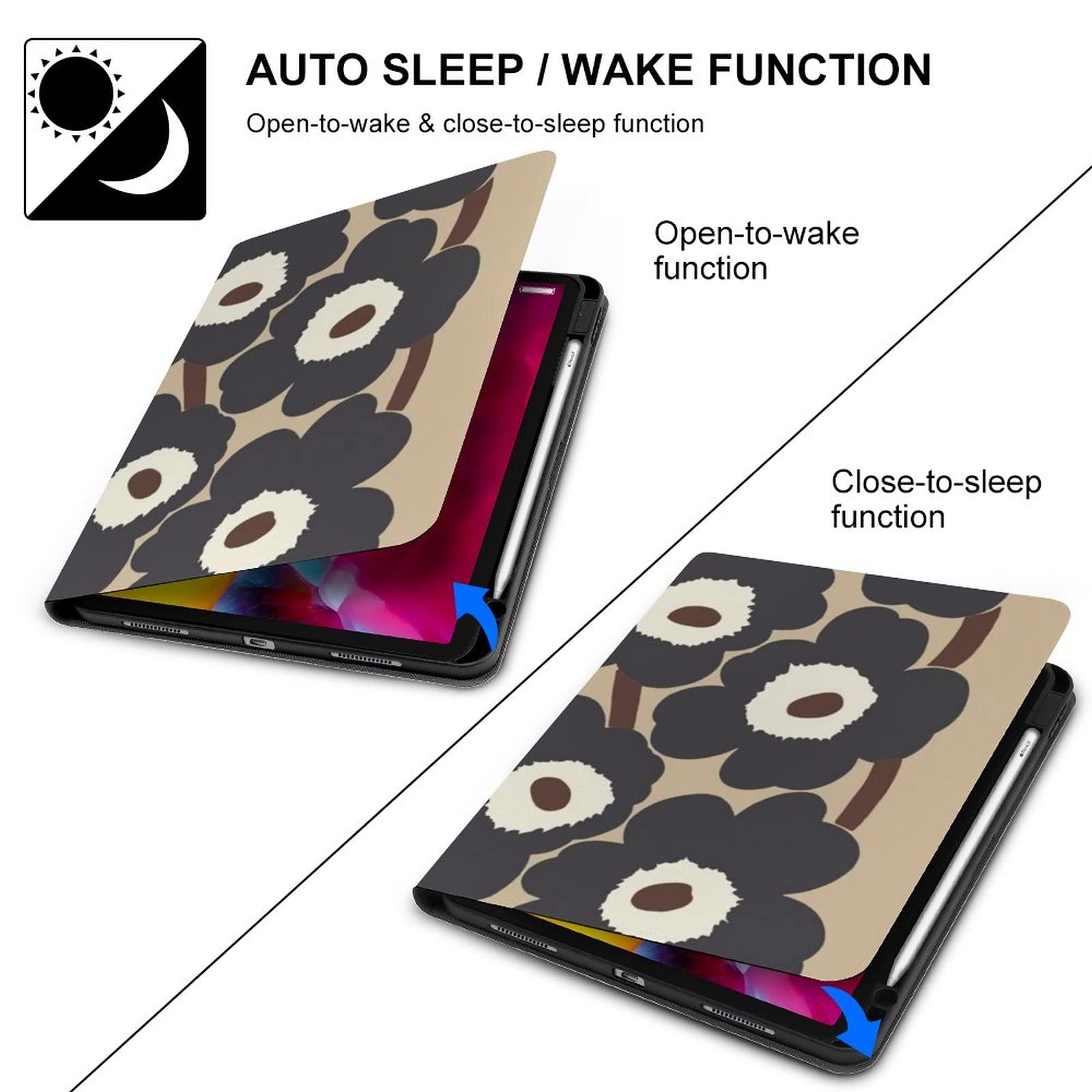 Amazon.co.jp: マリメッコ 花柄 (10) iPad 9/8/7 ケース iPad 10.2